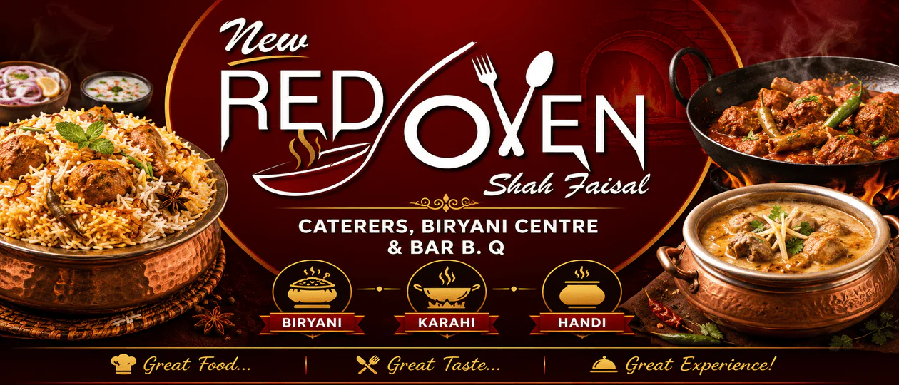 New Red Oven Caterers & Biryani Center banner - order online in your area