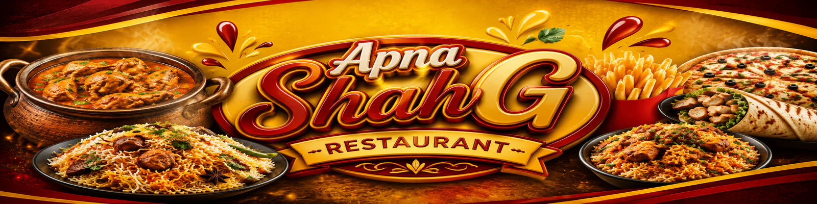 Apna Shah G Restaurant banner - order online in Gulzar-e-Hijri Scheme 33, Karachi