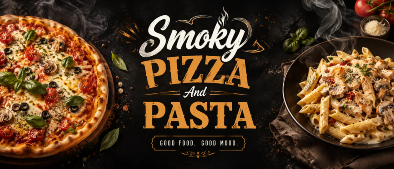 Smoky Pizza And Pasta banner - order online in Gulzar-e-Hijri Scheme 33, Karachi