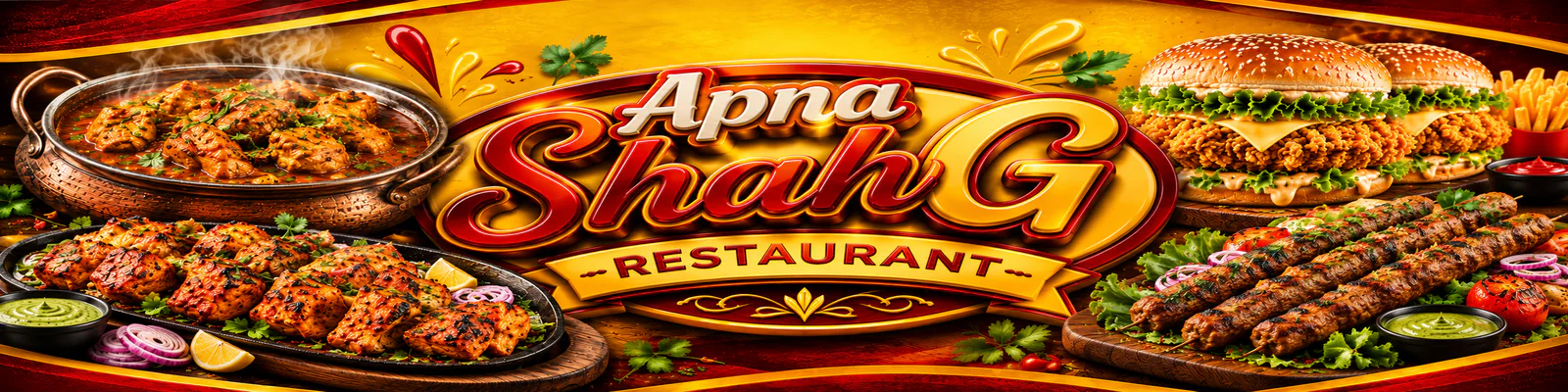 Apna Shah G Restaurant banner - order online in Gulzar-e-Hijri Scheme 33, Karachi