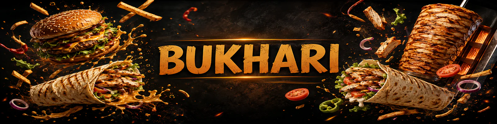 Bukhari Arabic Shawarma banner - order online in Gulistan-e-Jauhar Block 15, Karachi