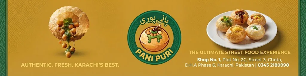 Pani Puri banner - order online in Delivery Only