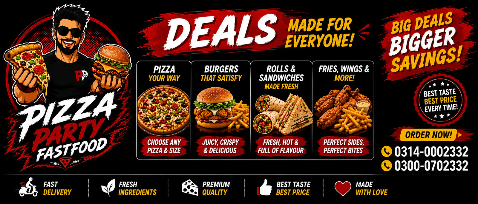 The Pizza Bite - Karachi banner - order online in Gulshan-e-Iqbal Block 10A, Karachi