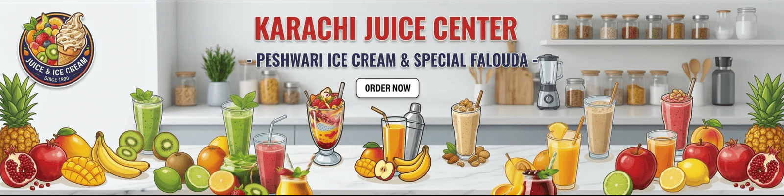 Karachi Juice Center banner - order online in Federal B Area Block 7, Karachi