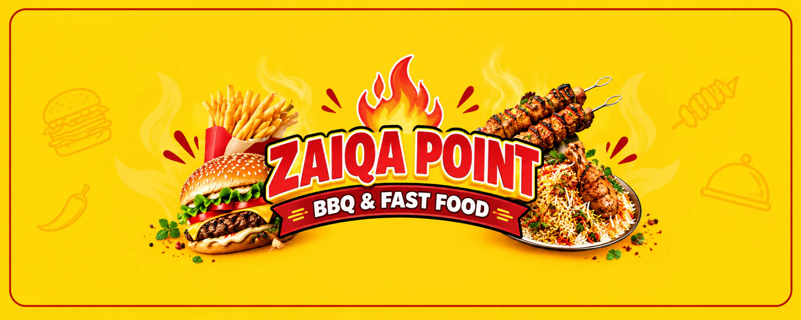 Zaiqa Point BBQ banner - order online in Gulistan-e-Johar Block 19, Karachi