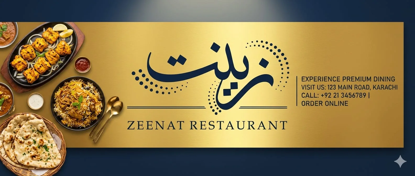 Zeenat Restaurant banner - order online in Delivery Only