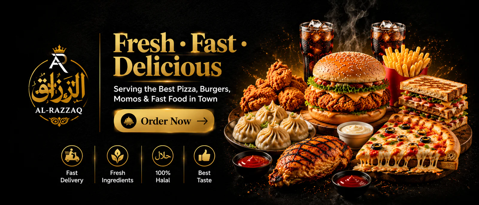 Al Razzaq Food banner - order online in Shah Faisal Colony, Karachi