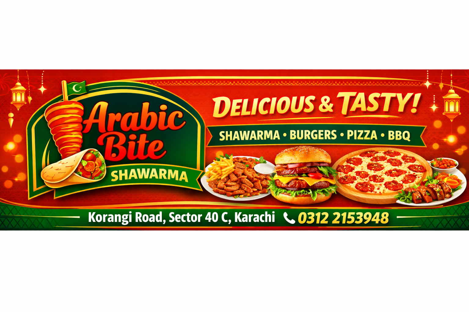 Arabic Bite Shawarma Menu - Online Delivery in Korangi (Industrial & residential sectors)