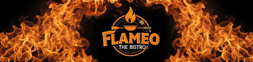 Flameo - The Bistro banner - order online in Gulistan-e-Jauhar Block 17, Karachi