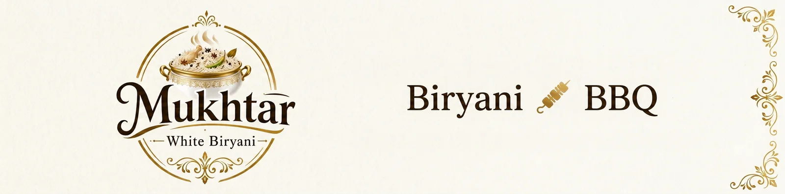 Mukhtar White Biryani banner - order online in Gulistan-e-Jauhar Block 16, Karachi
