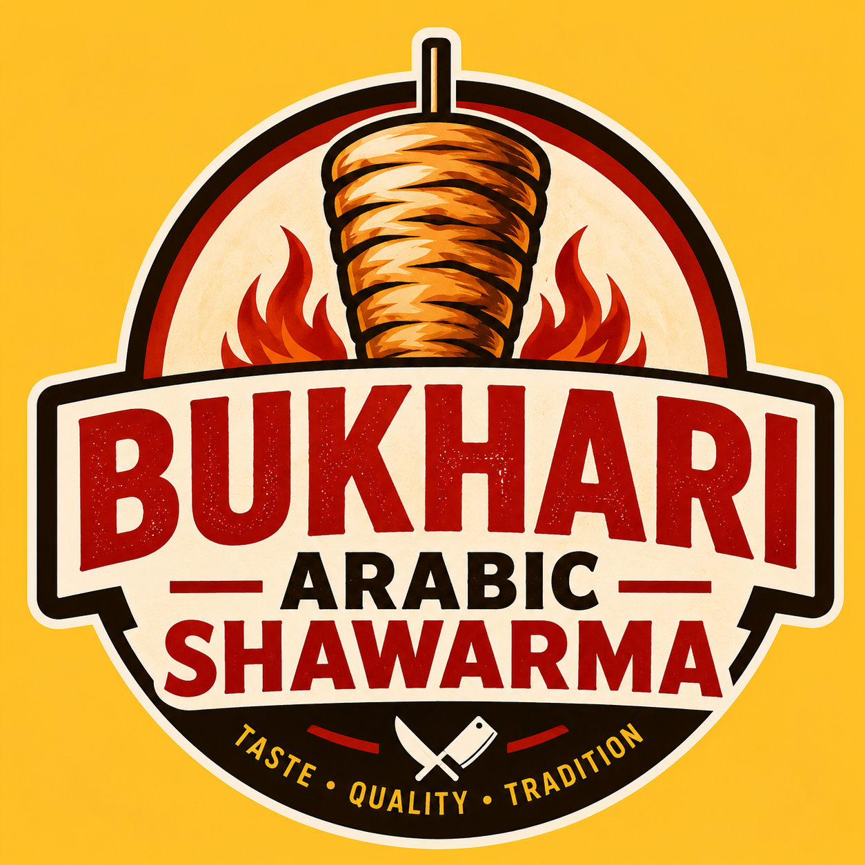 Bukhari Arabic Shawarma Logo - Restaurant in Karachi