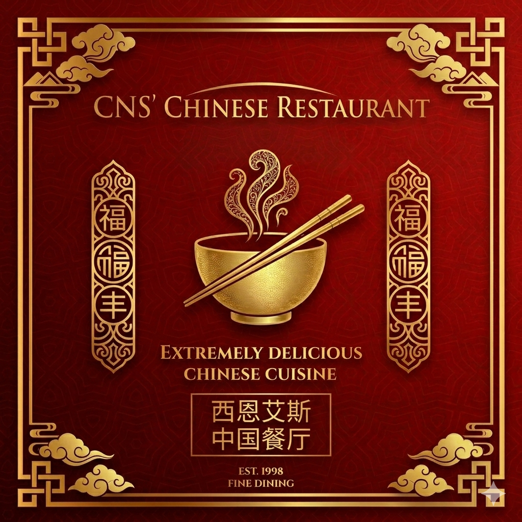 CNS - Chinese Restuarant Menu - Online Delivery in Local Area