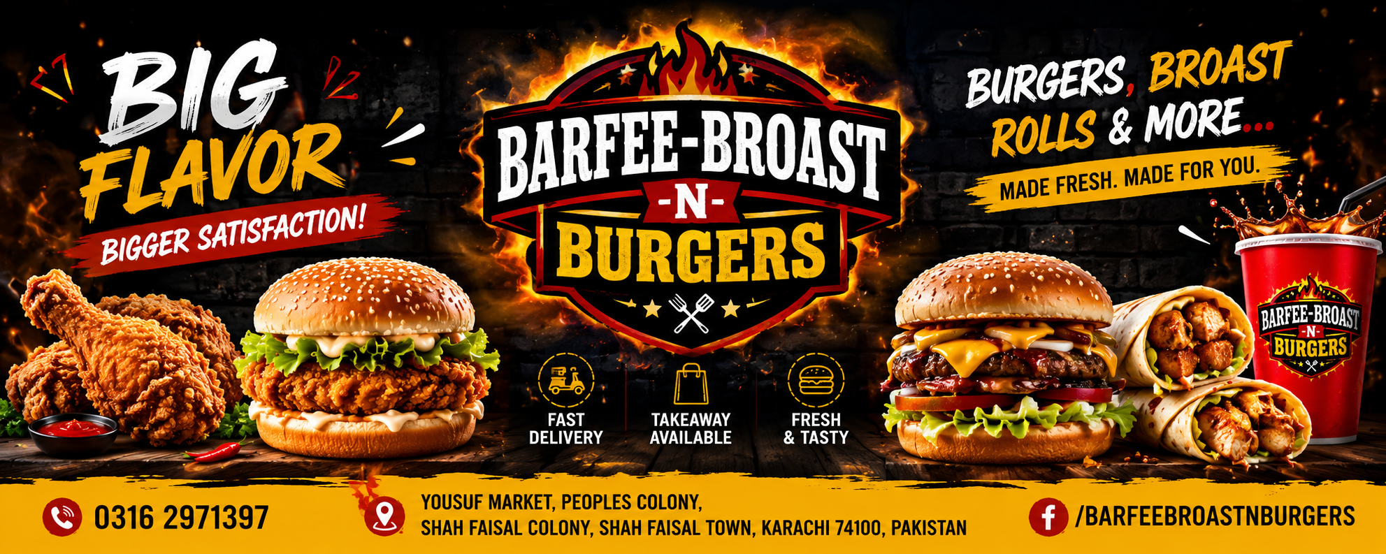 BARFEE-BROAST N BURGERS - Karachi