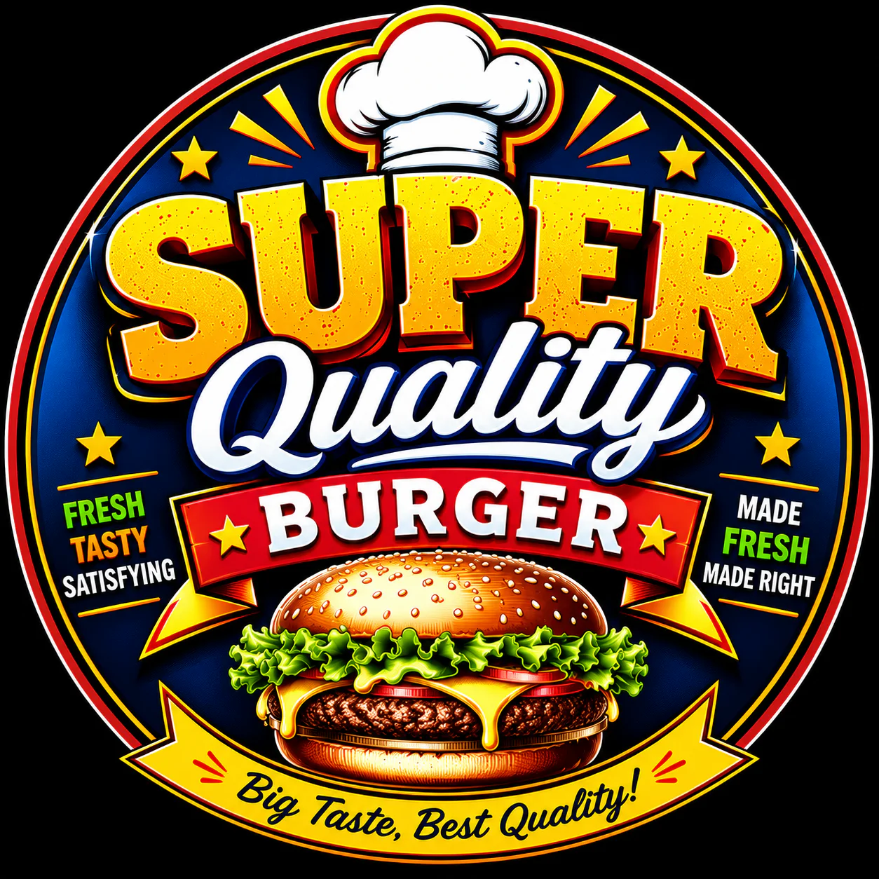 Super quality burger menu - order online in your local area