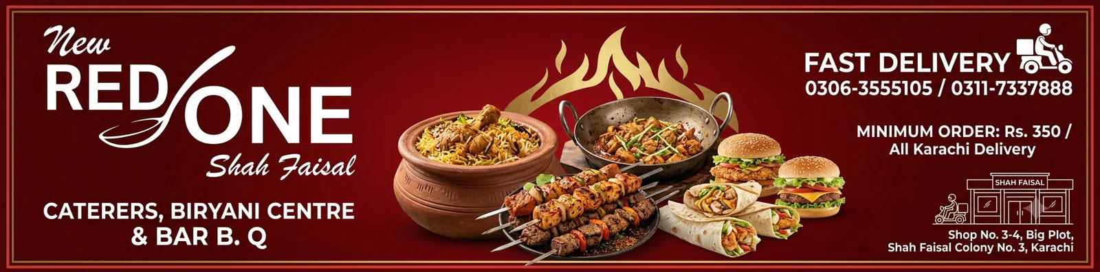 New Red Oven Caterers & Biryani Center banner - order online in your area