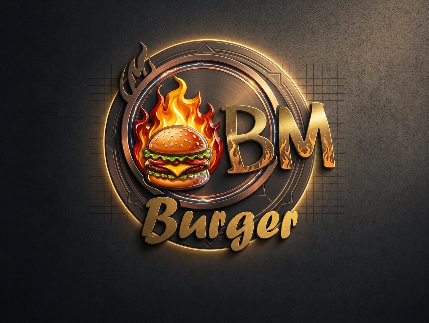 BM Burger Logo - Restaurant in Karachi