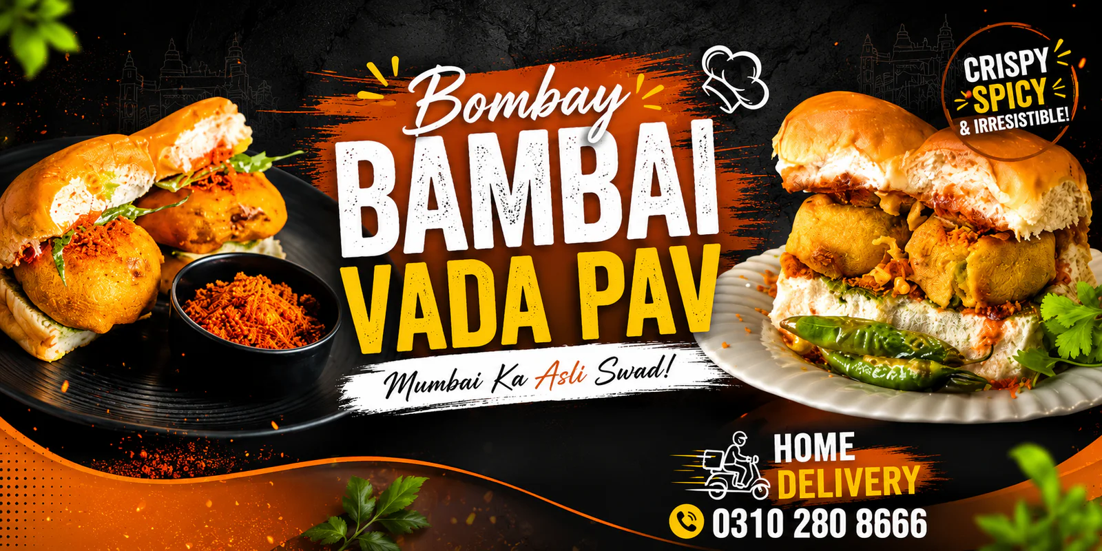 Bambai Vada Pav banner - order online in Gulistan-e-Johar Block 15, Karachi
