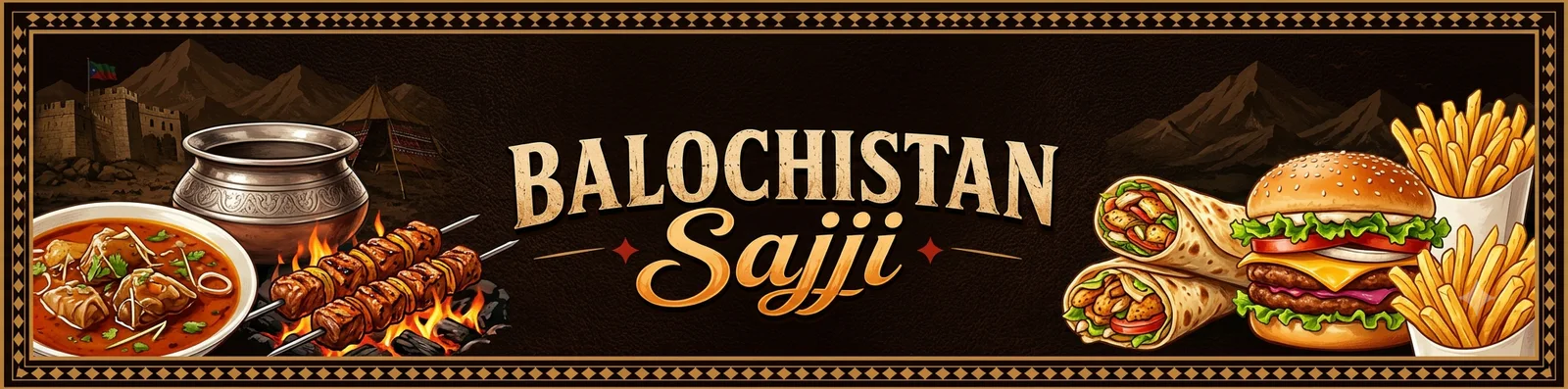 Balochistan Sajji banner - order online in Gulistan-e-Johar Block 17, Karachi