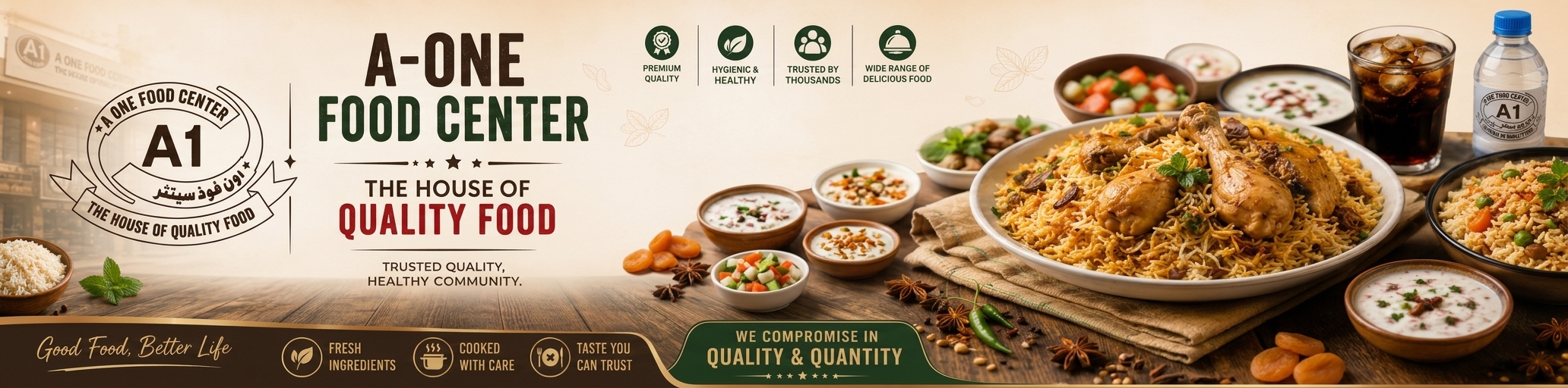 A One Food Center Menu - Online Delivery in Federal B Area (FB Area)