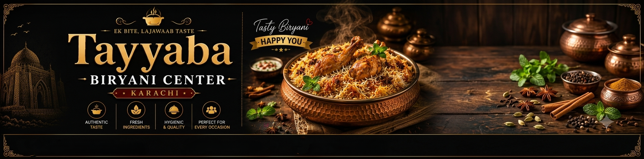Tayyaba Biryani Center Menu - Online Delivery in Korangi (Industrial & residential sectors)