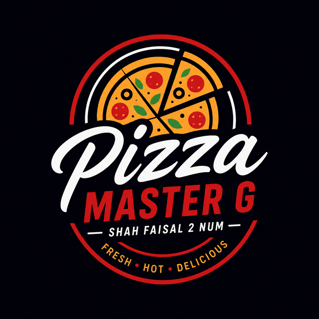 Pizza Master G shah faisal 2 num Menu - Online Delivery in Local Area
